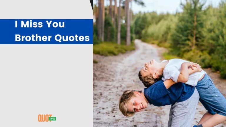 150+ Touching I Miss You Brother Quotes