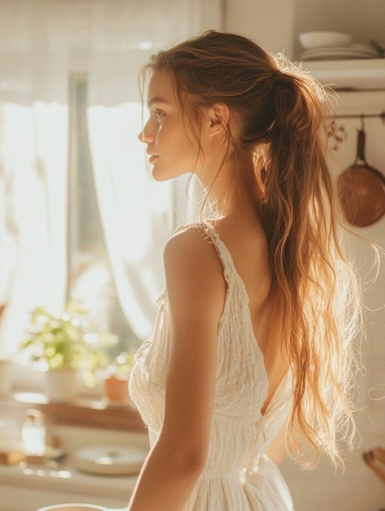 Morning Sunlight Selfie