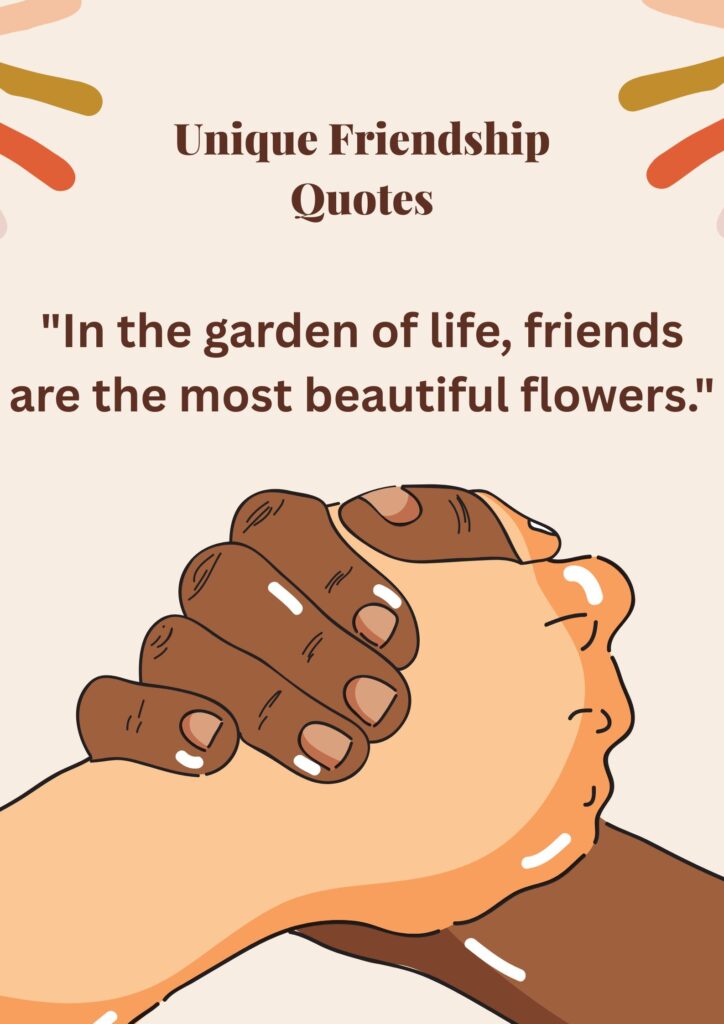 Unique Friendship Quotes