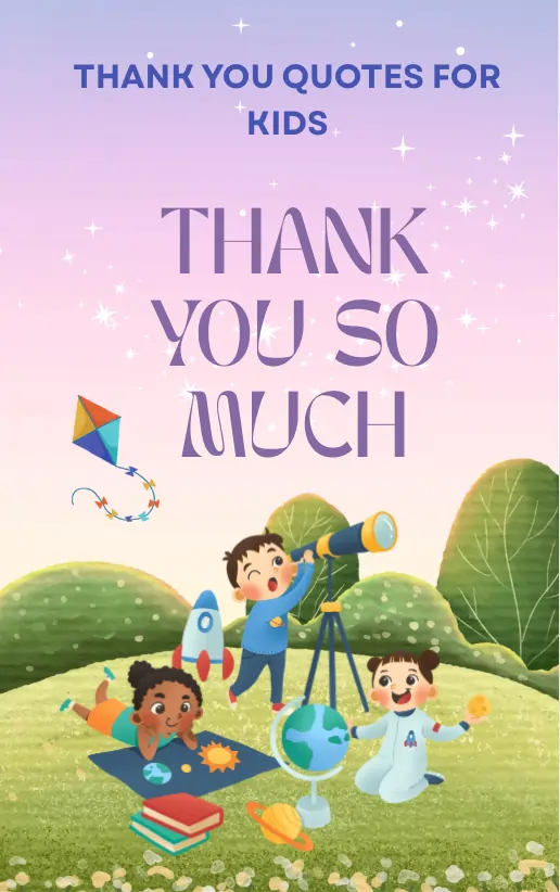 Thank you Quotes for Kids
