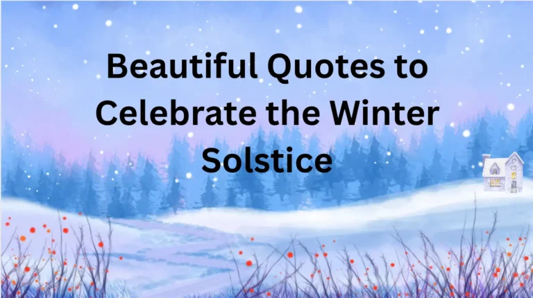 Beautiful Quotes to Celebrate the Winter Solstice